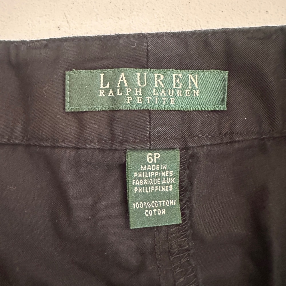 Lauren Ralph Lauren Utility Crop Pants‎ Womens Petite 6 Lightweight Casual - Picture 8 of 11